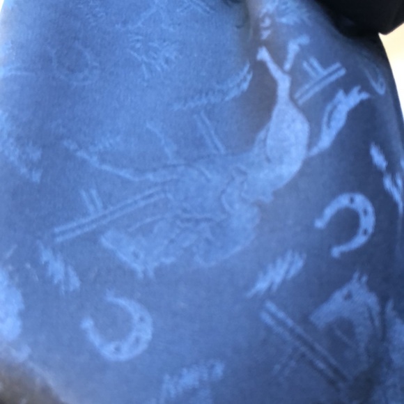 Polo by Ralph Lauren Signature Double sided 100% silk scarf. Made in Japan - Picture 7 of 9